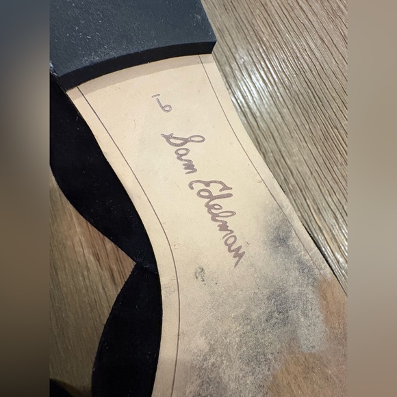 SAM EDELMAN • Women's Pointed Suede Flat • Size 9 - Picture 12 of 14